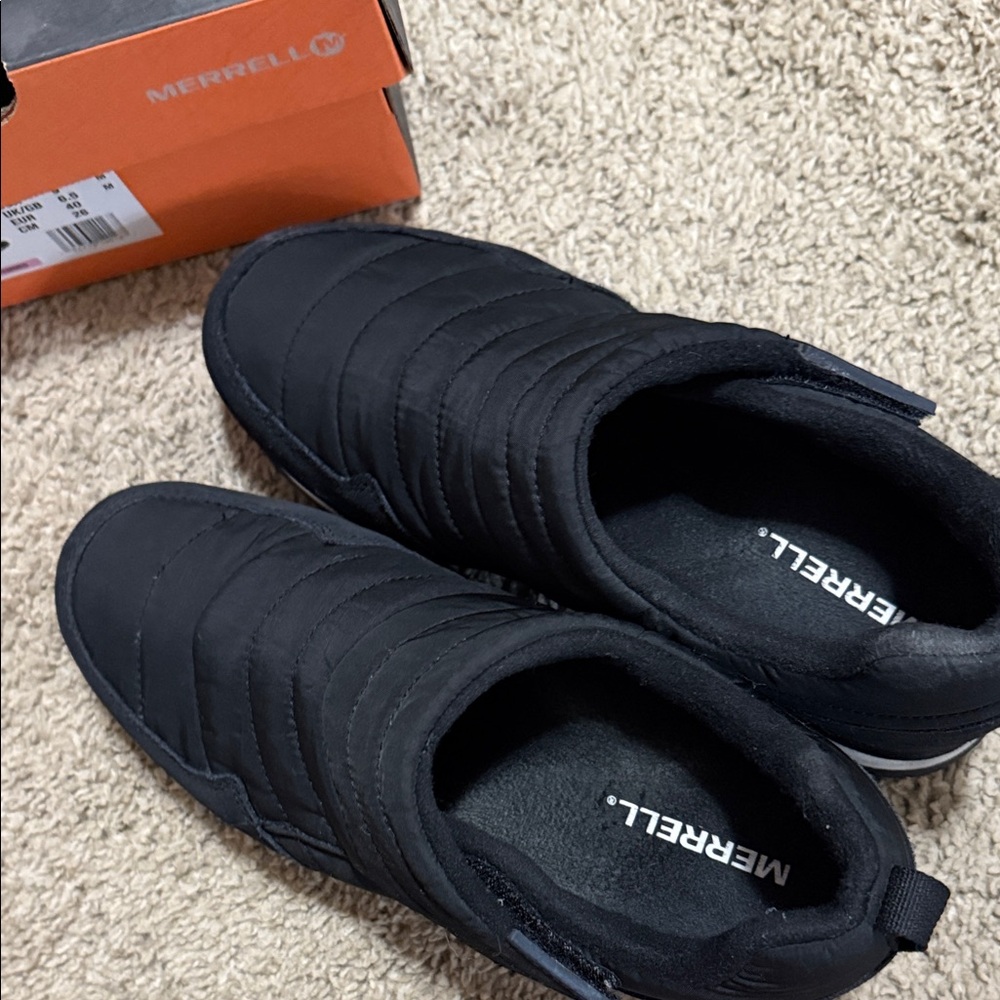 Merrell Black Quilted Sneakers alpine moc strap plr - Picture 4 of 7